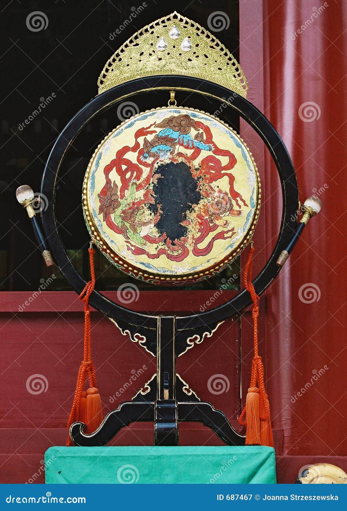 Japanese Drum in Temple in Kamakura. Stock Image Image of kamakura, drum 687467