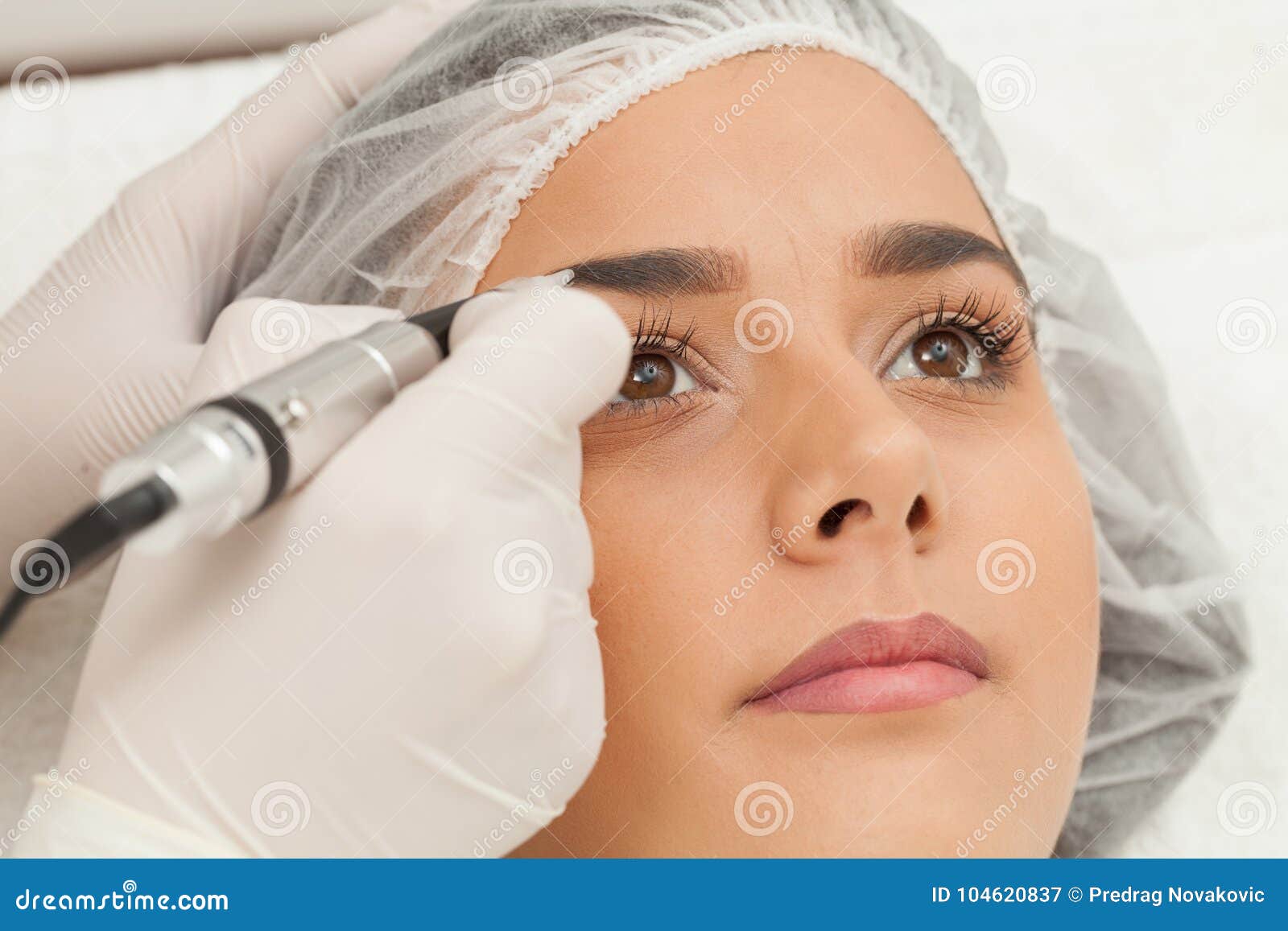 Japanese Eyebrows Technique Stock Image Image of closeup, cosmetics