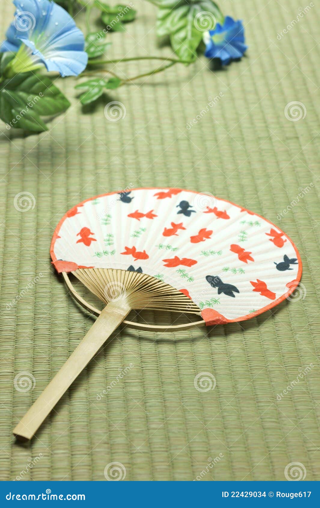 Japanese fan uchiwa stock photo. Image of japan, paper 22429034
