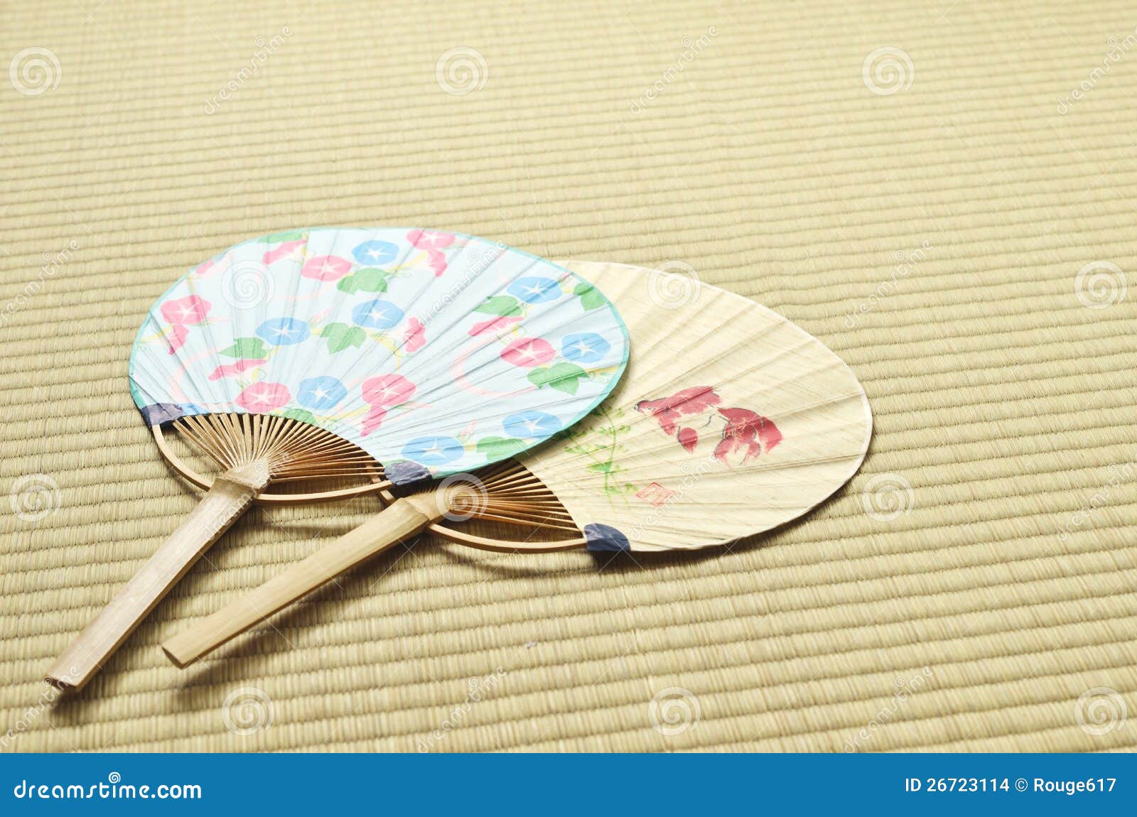 Japanese fan uchiwa stock photo. Image of seasonal 26723114