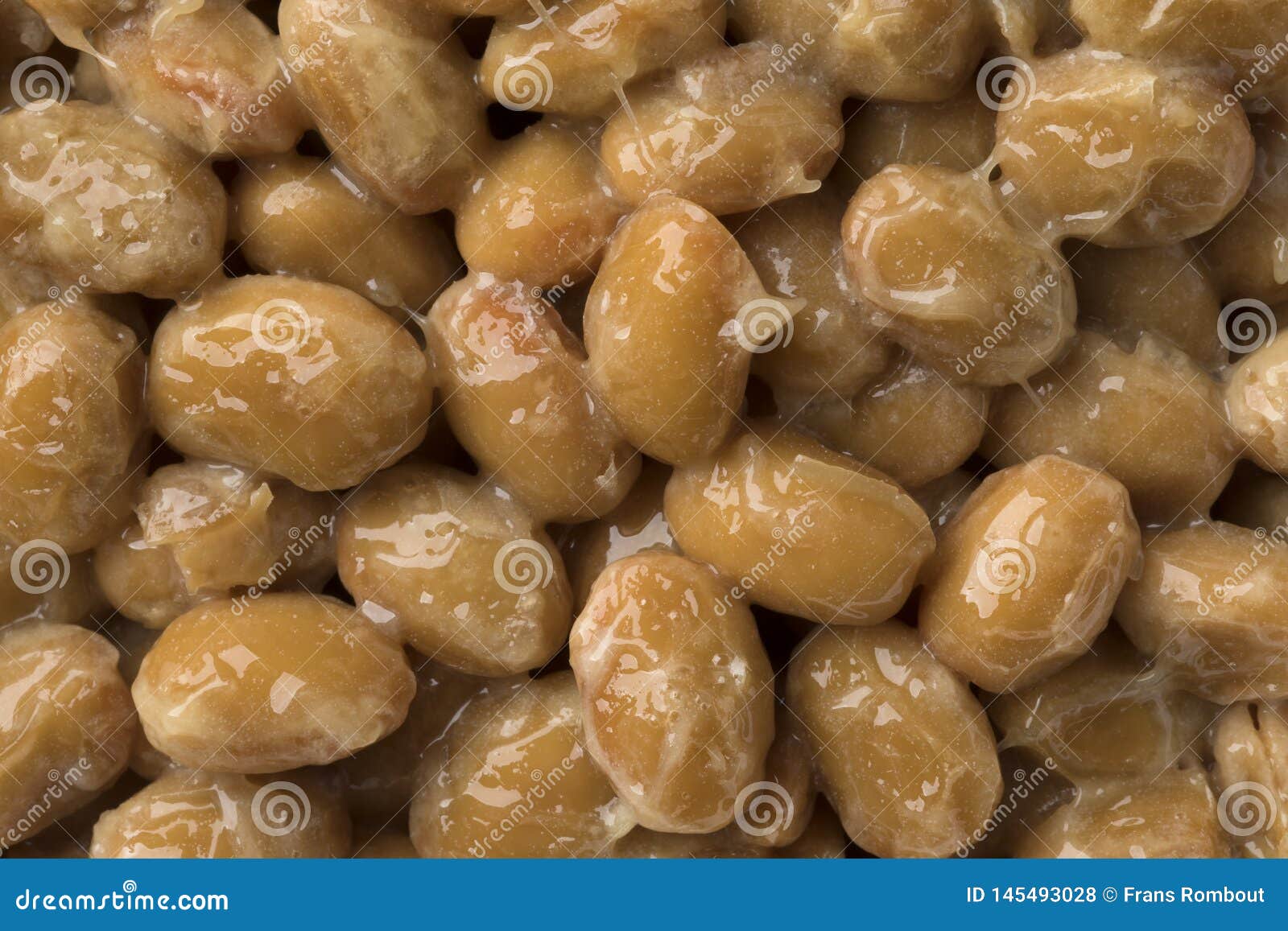 Japanese Fermented Soybeans Called Natto Stock Photo Image of