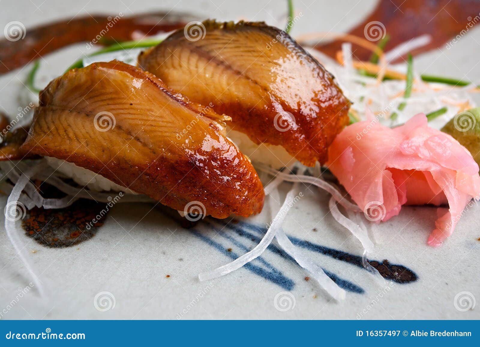 Japanese fish dish. stock image. Image of dinner, bowl - 16357497