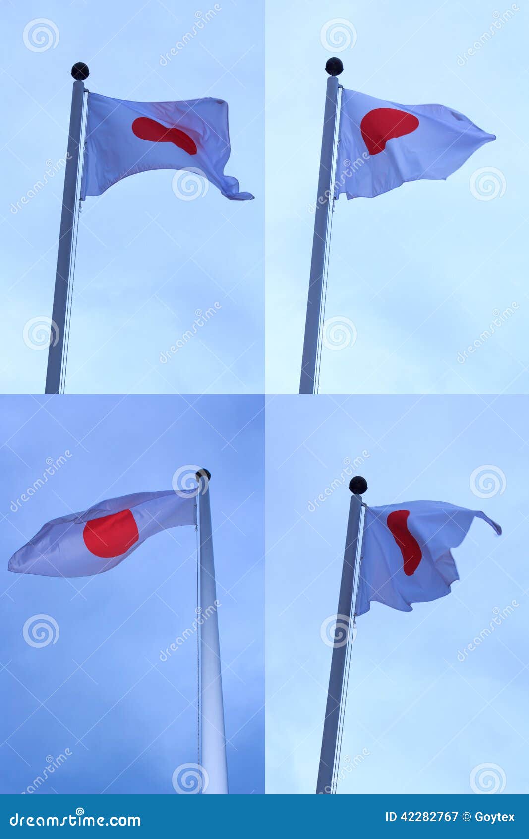 Japanese Flag stock image. Image of wind, japan, flag 42282767