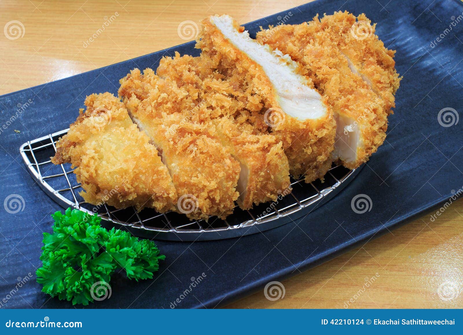 Japanese food Pork fired stock photo. Image of plates - 42210124