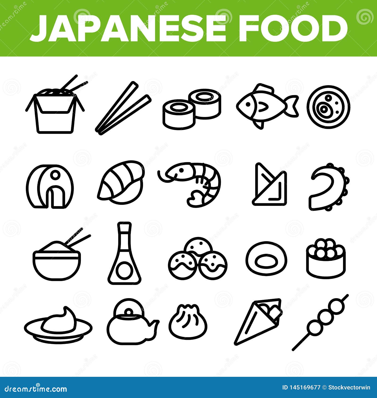 japanese food symbols