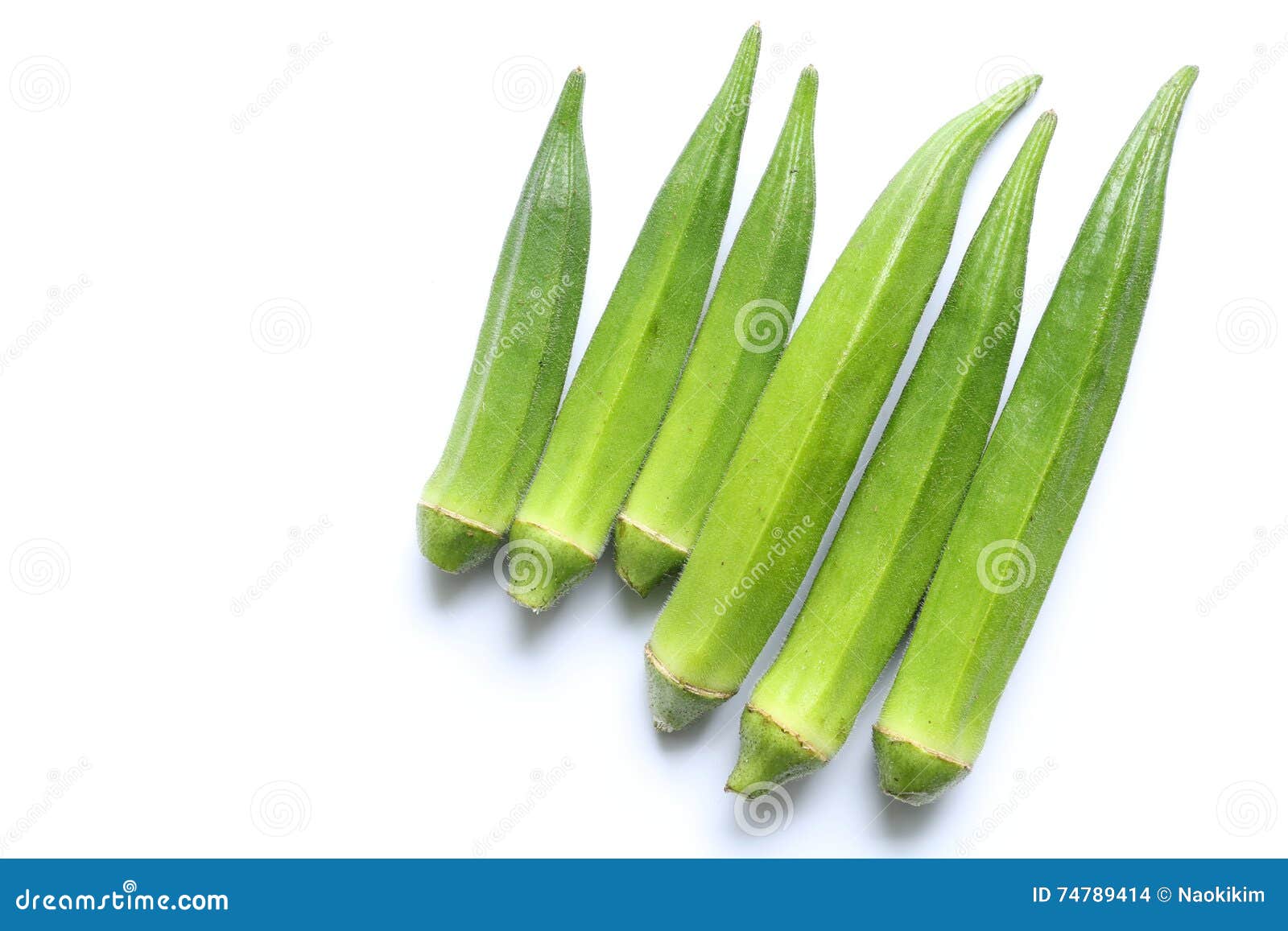 Japanese Fresh Okra Isolated 2 Stock Photo Image of grocery, fruit