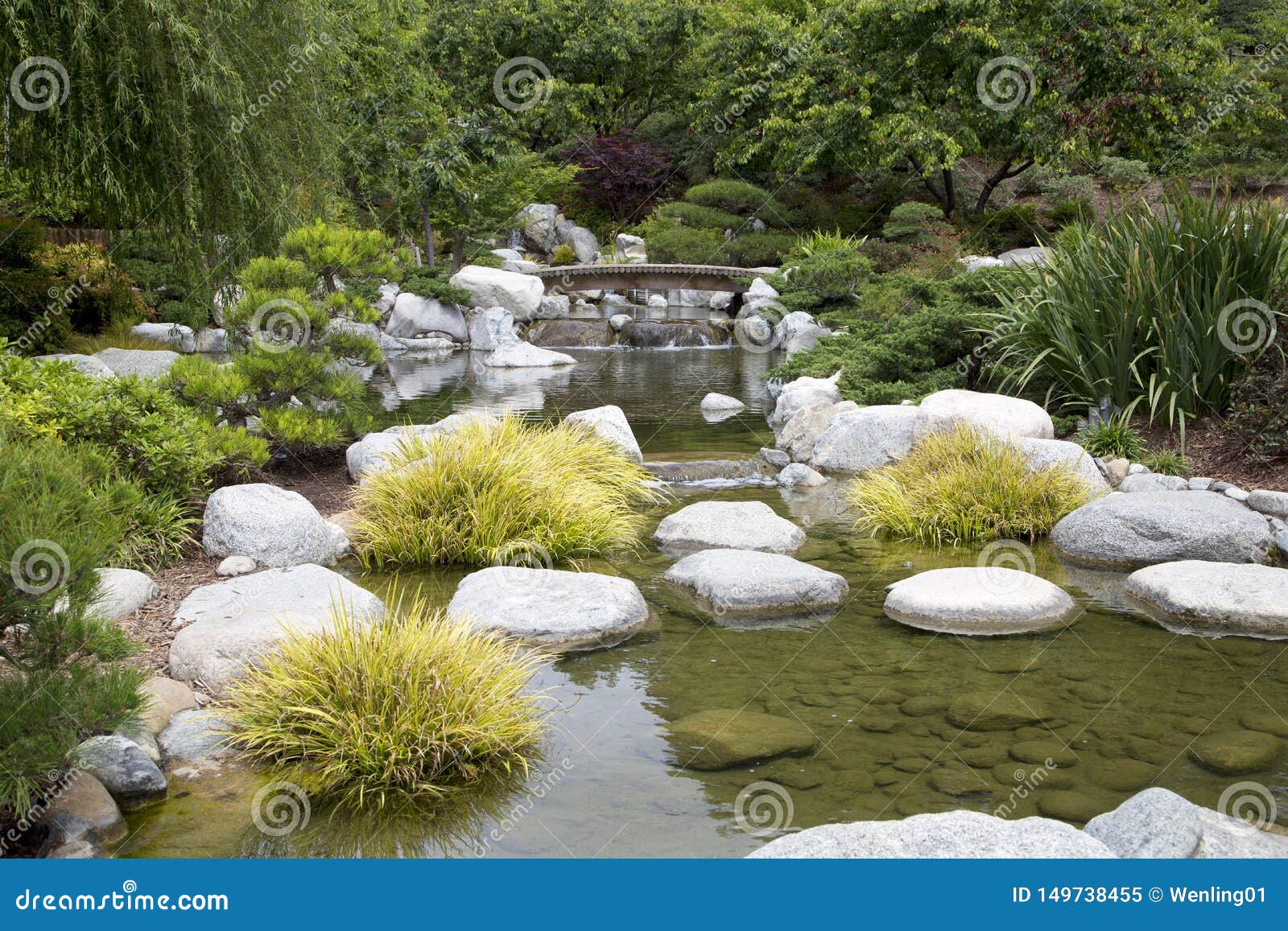 Japanese Friendship Garden In Balboa Park San Diego Stock Image