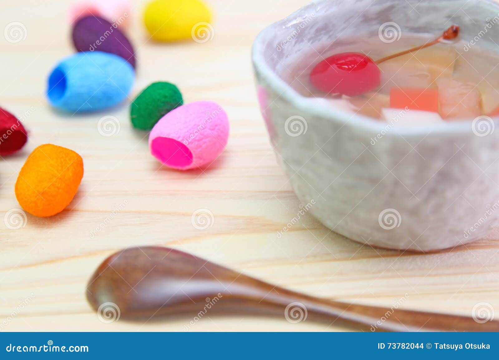Japanese fruit punch stock photo. Image of fruit, wooden 73782044