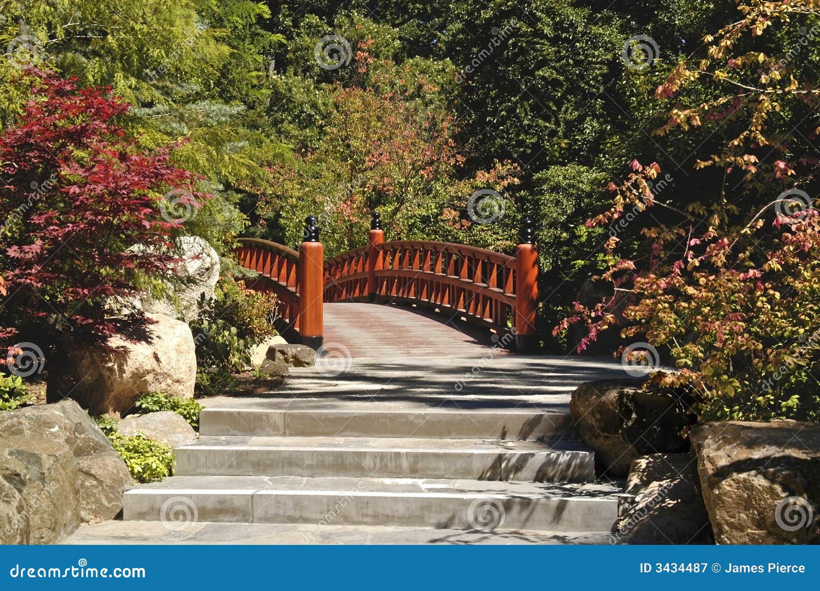 Japanese garden 2 stock image. Image of bright, buddhism - 3434487