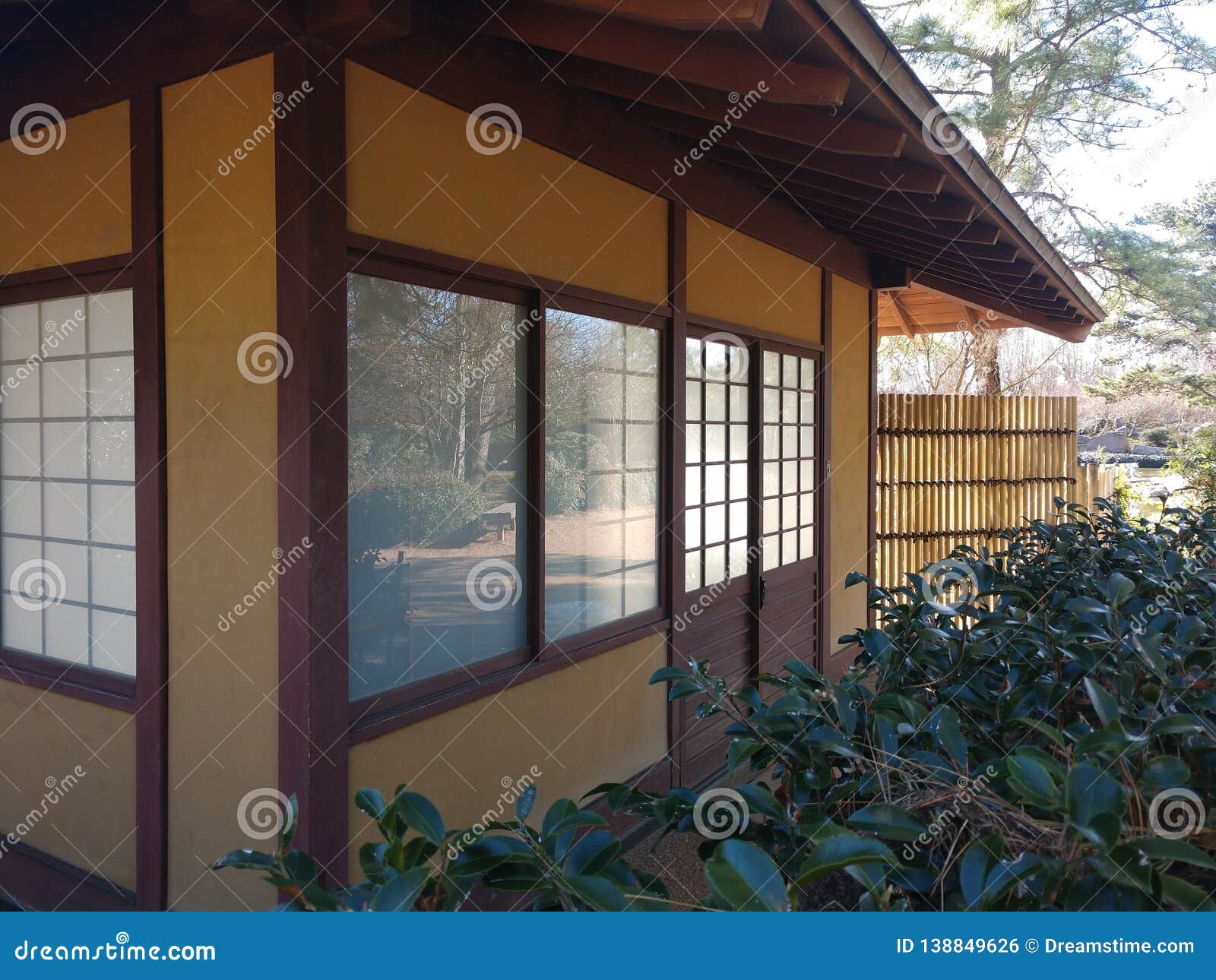 Japanese Garden Stock Photo Image Of Japanese Monk 138849626