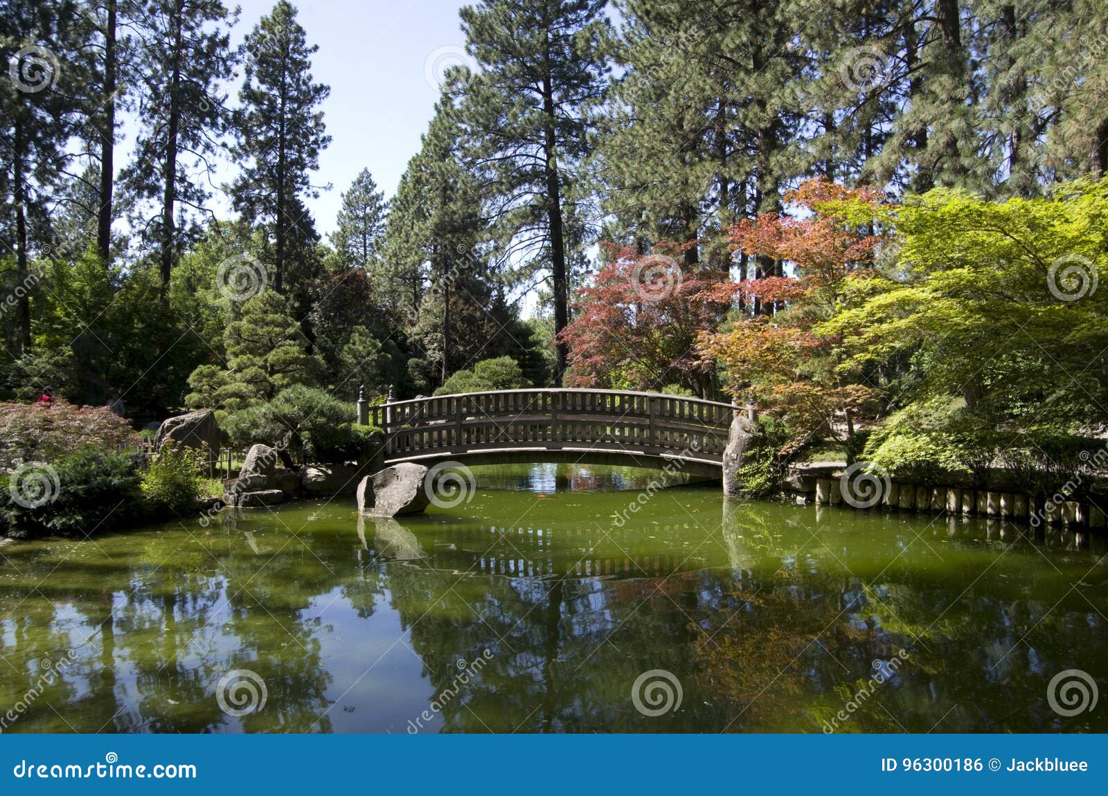 Japanese Garden Spokane Stock Photo Image Of Beautiful 96300186