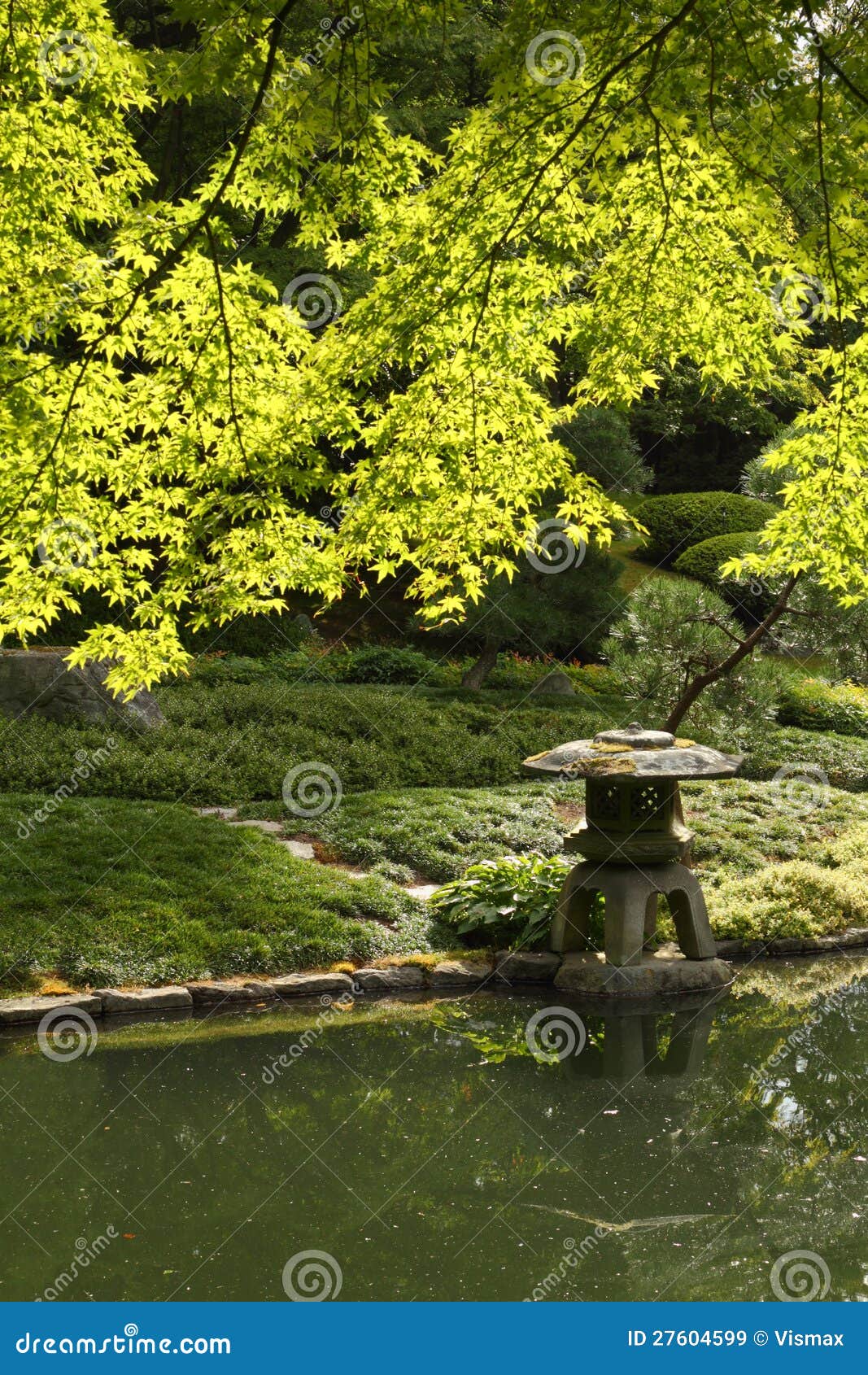 Japanese Garden, Stone Sculpture Stock Image Image of feng, nature