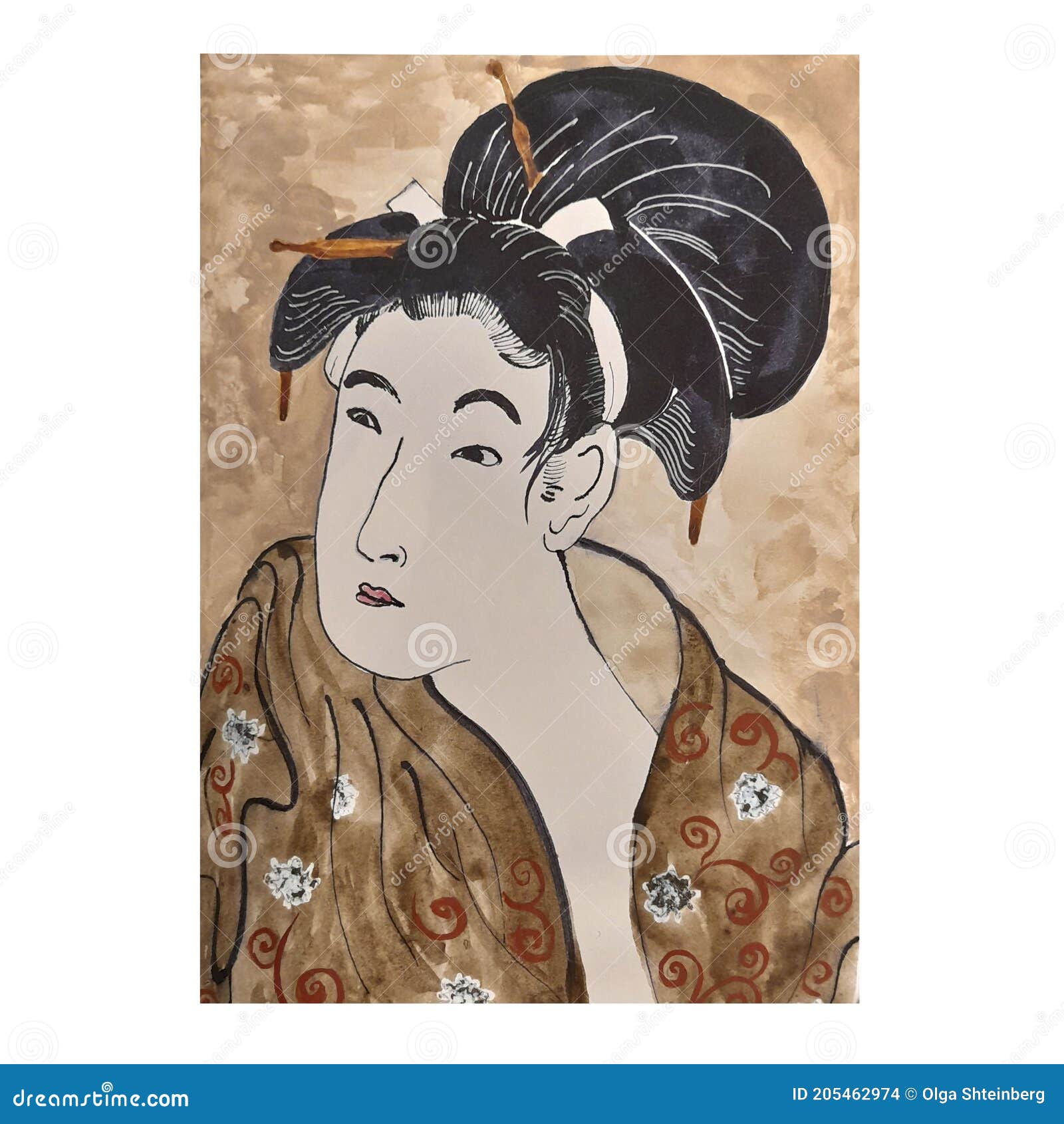 Illustration Geisha: Art & Tradition Japanese Culture | Japanese Girl