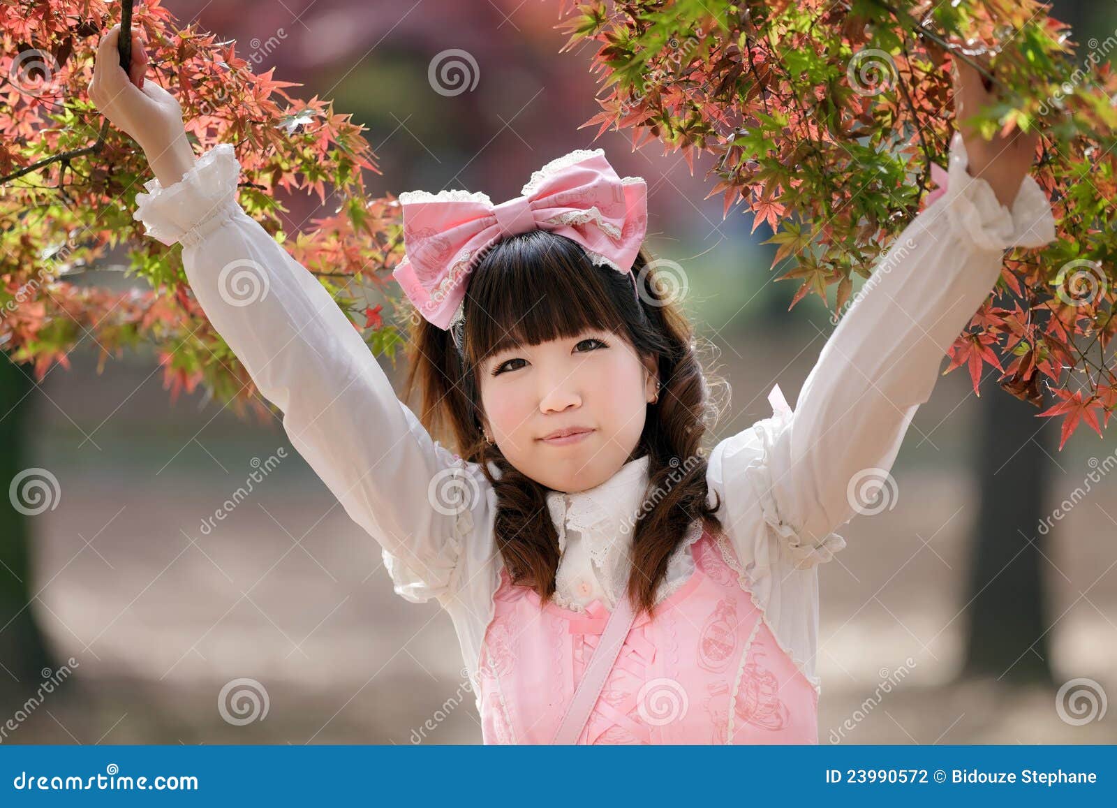 Japanese girl stock photo Image of cute makeup funny 23990572