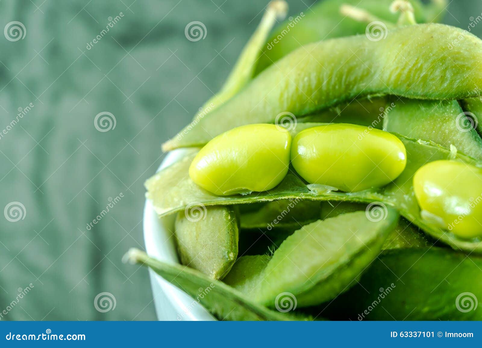 Japanese green soybeans stock image. Image of fresh, shuck 63337101