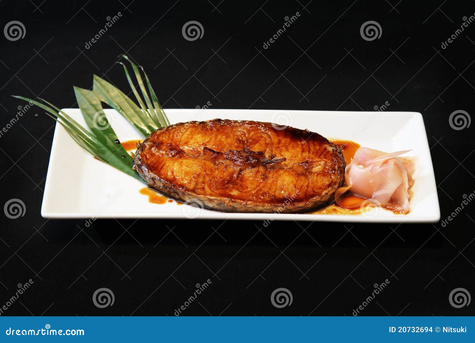 Japanese Grill fish stock photo. Image of dish, delicious 20732694