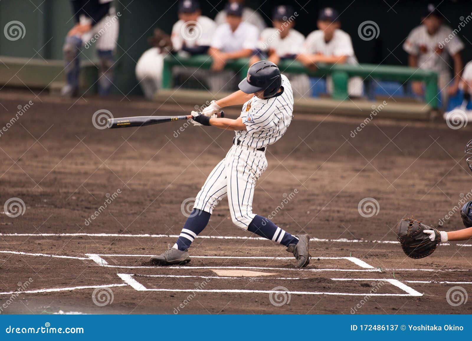 Japanese High School Baseball Game Editorial Photography Image of