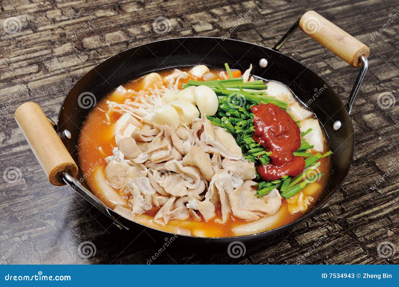 Japanese Hot Pot Restaurant Stock Image Image of fish, colon 7534943