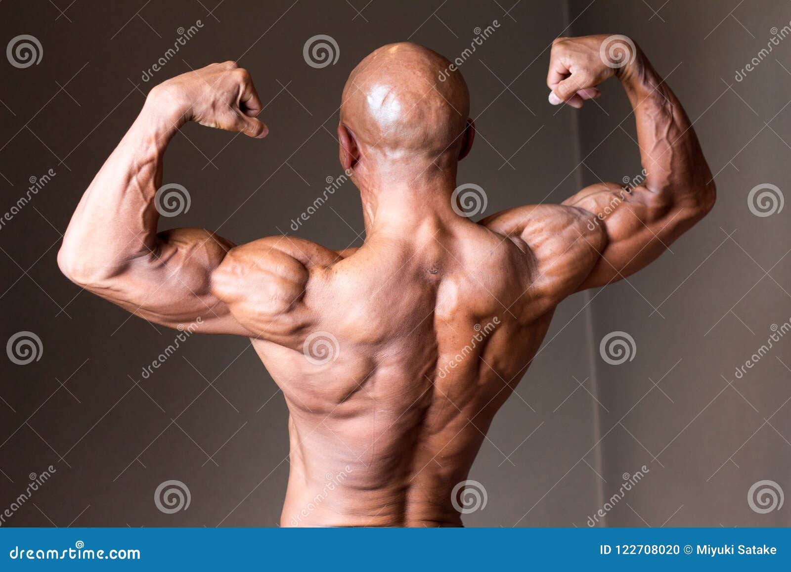 Japanese Hot Bulky Bald Head Male 50s Bodybuider Stock Photo - Image of  bodybuilder, athlete: 122708020