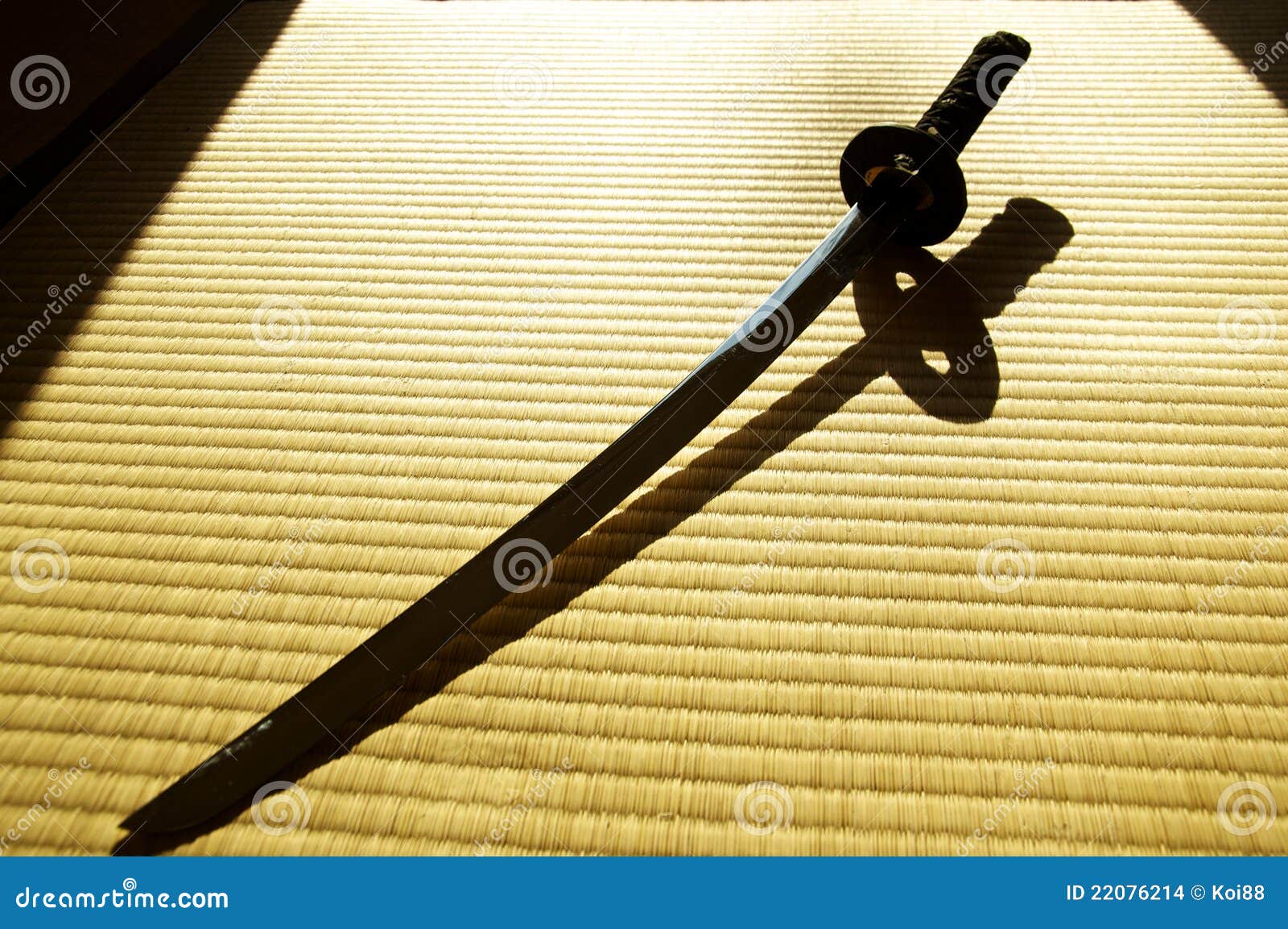 Japanese Katana Sword stock photo. Image of dangerous 22076214