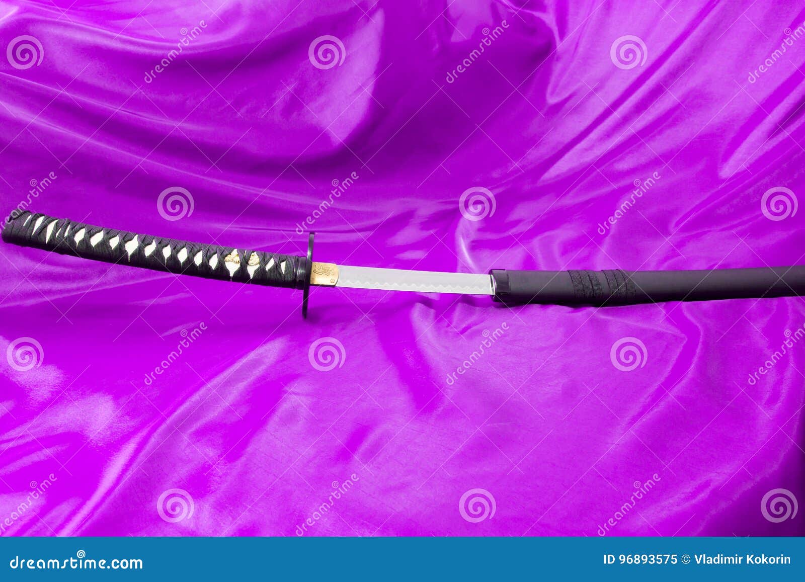 Japanese Katana Sword. the Weapon of a Samurai. a Formidable Weapon in the Hands of a Master of