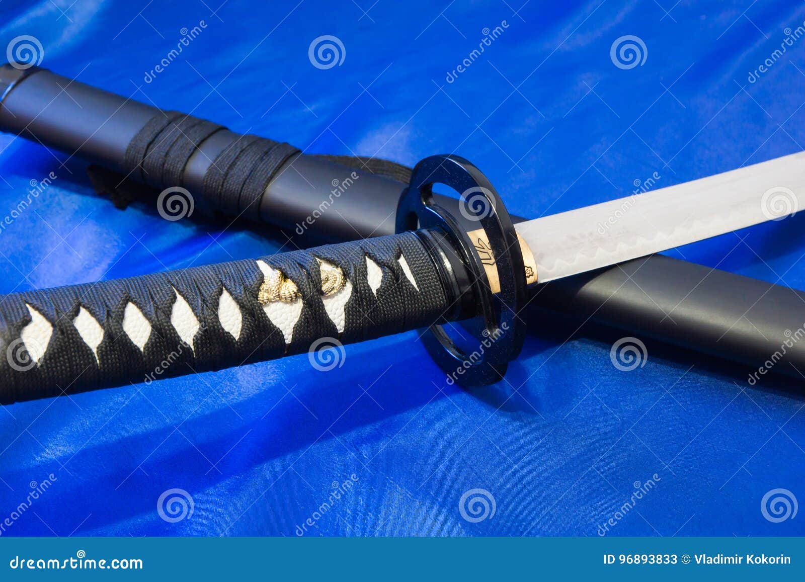 Japanese Katana Sword. the Weapon of a Samurai. a Formidable Weapon in