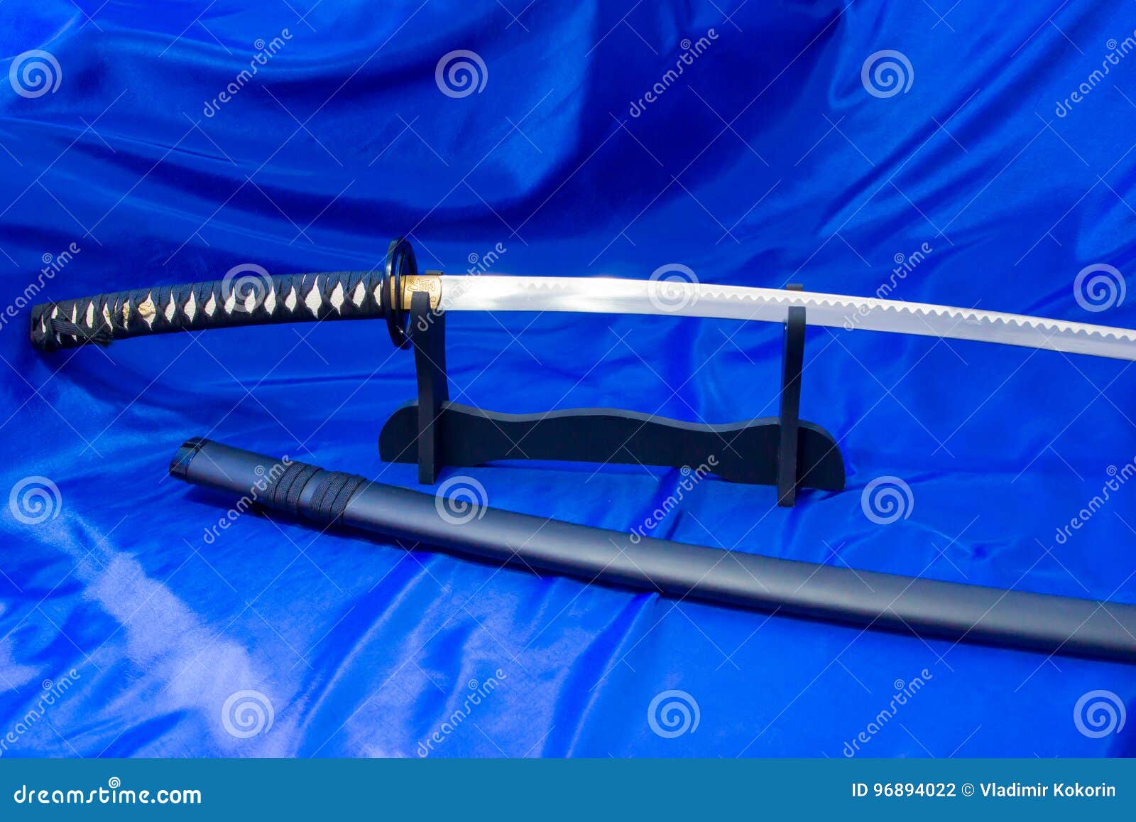 Japanese Katana Sword. the Weapon of a Samurai. a Formidable Weapon in