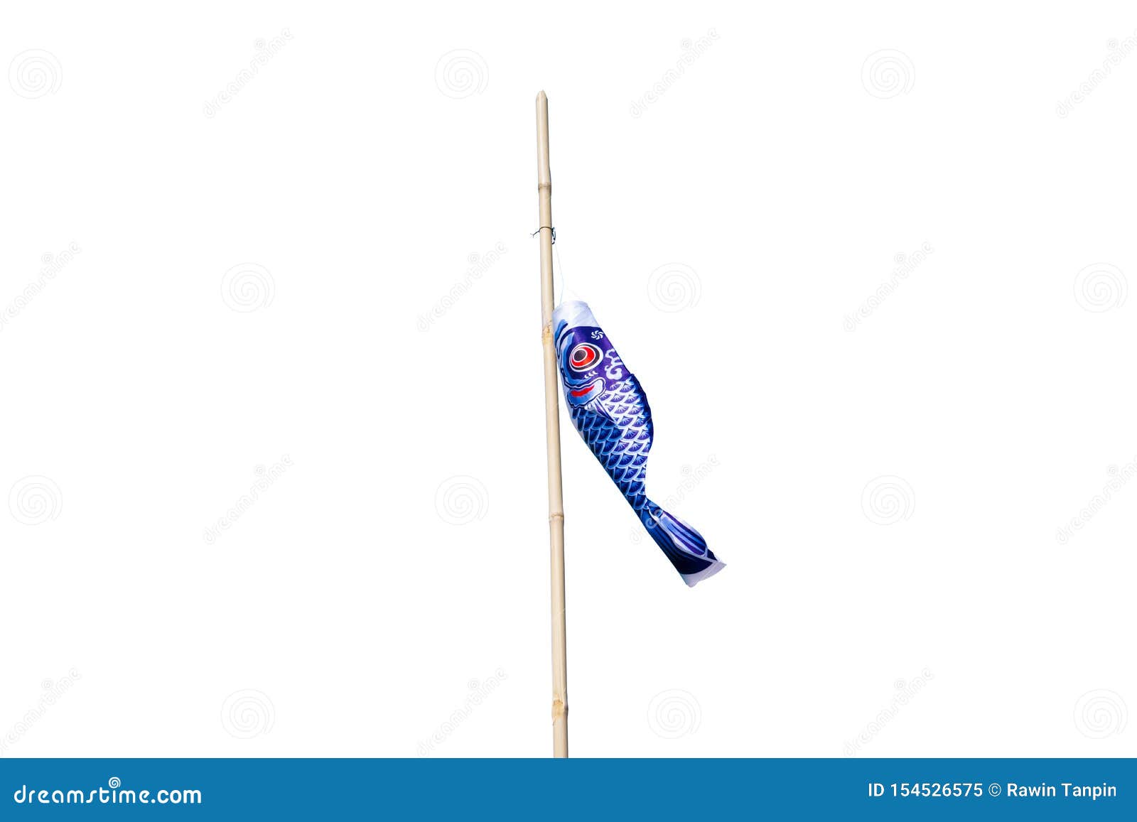 Japanese Koi Carp Flag Decoration Blow in the Wind.koinobori Japanese Fish  Kite Isolated on White Background Stock Image - Image of crafts, design:  154526575