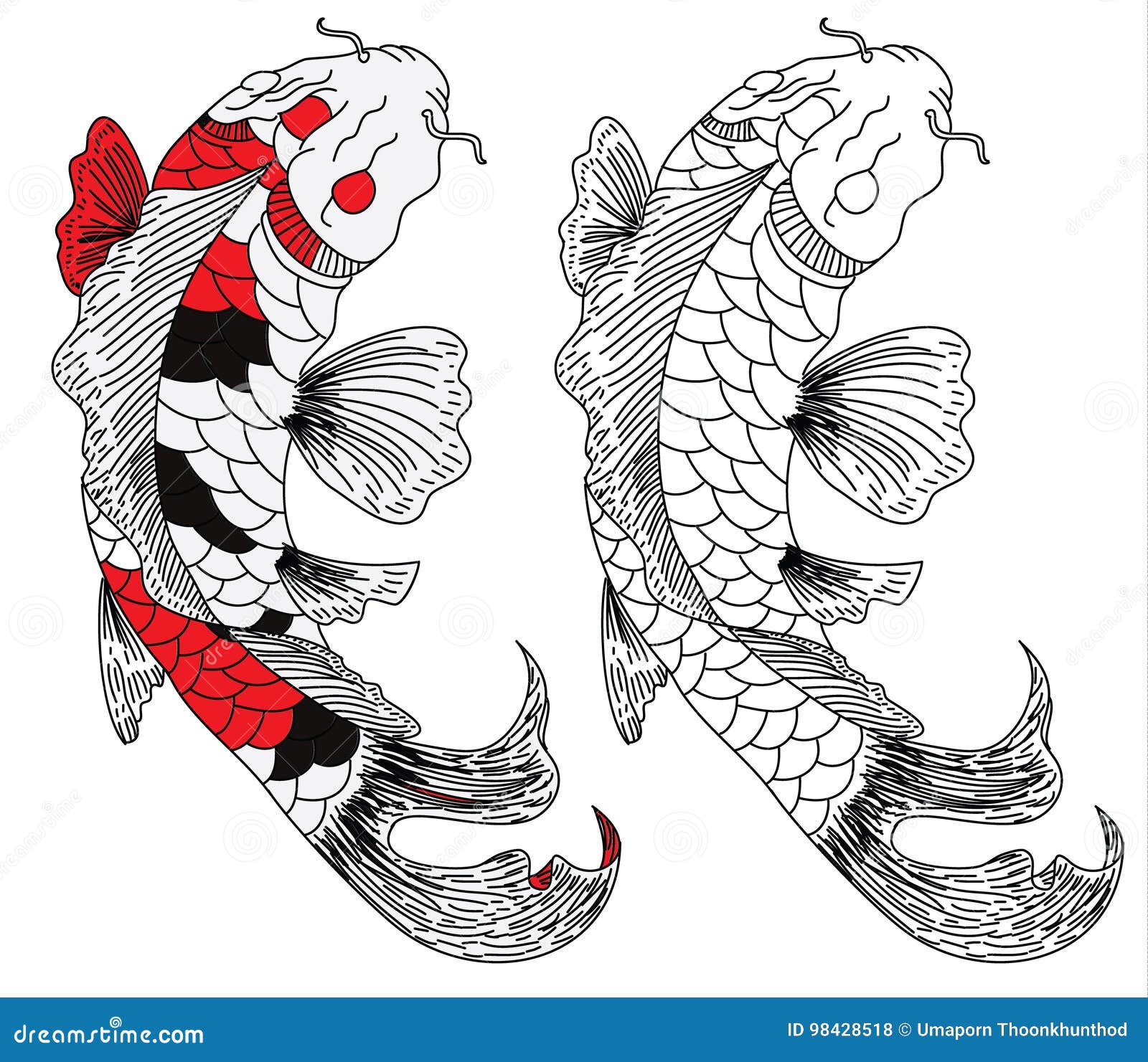 Koi Carp Tattoo Images Browse 6825 Stock Photos  Vectors Free Download  with Trial  Shutterstock