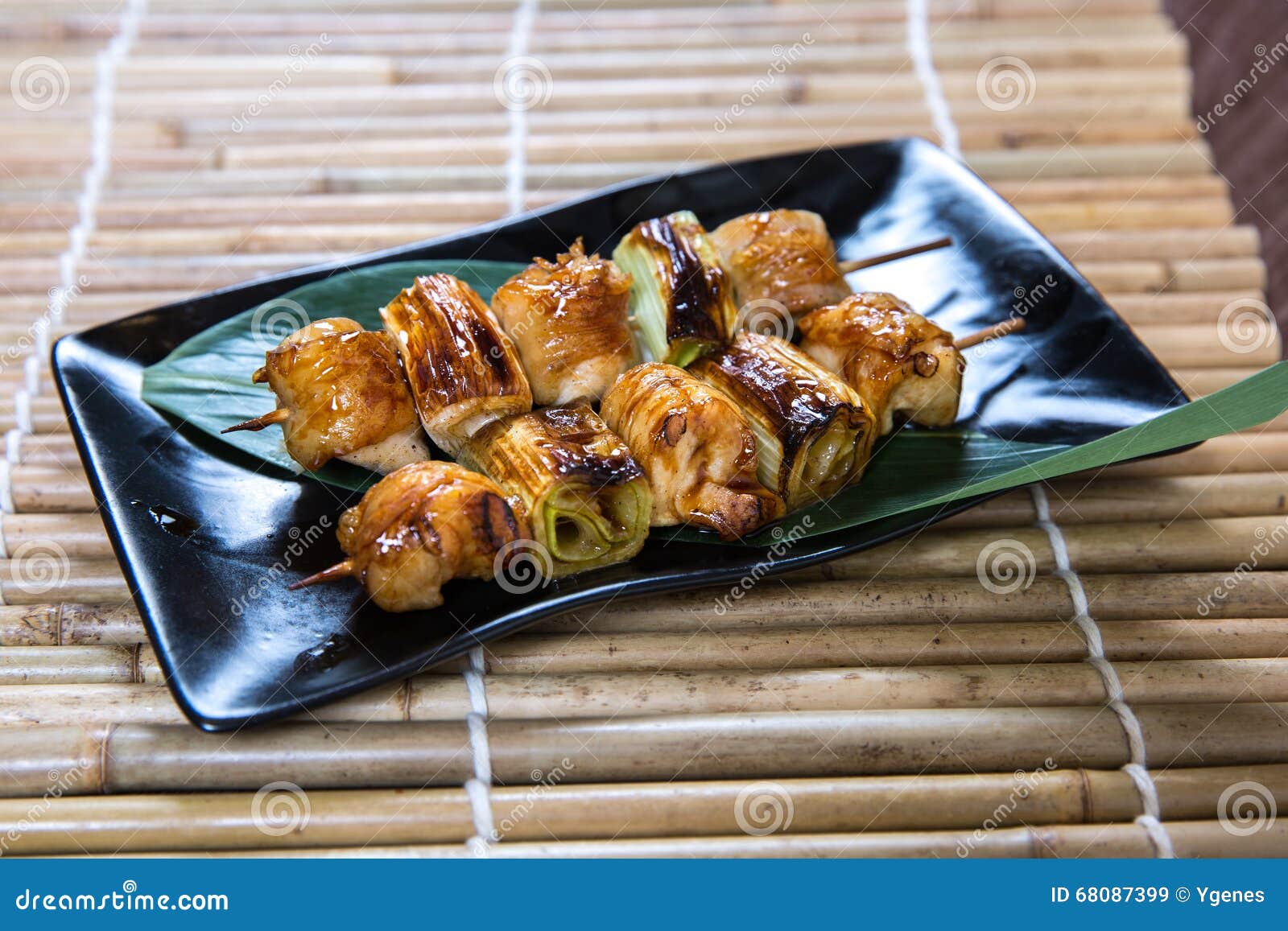 Skewered and Grilled Meat, Kebab Stock Photo - Image of banana, buffet:  67933470