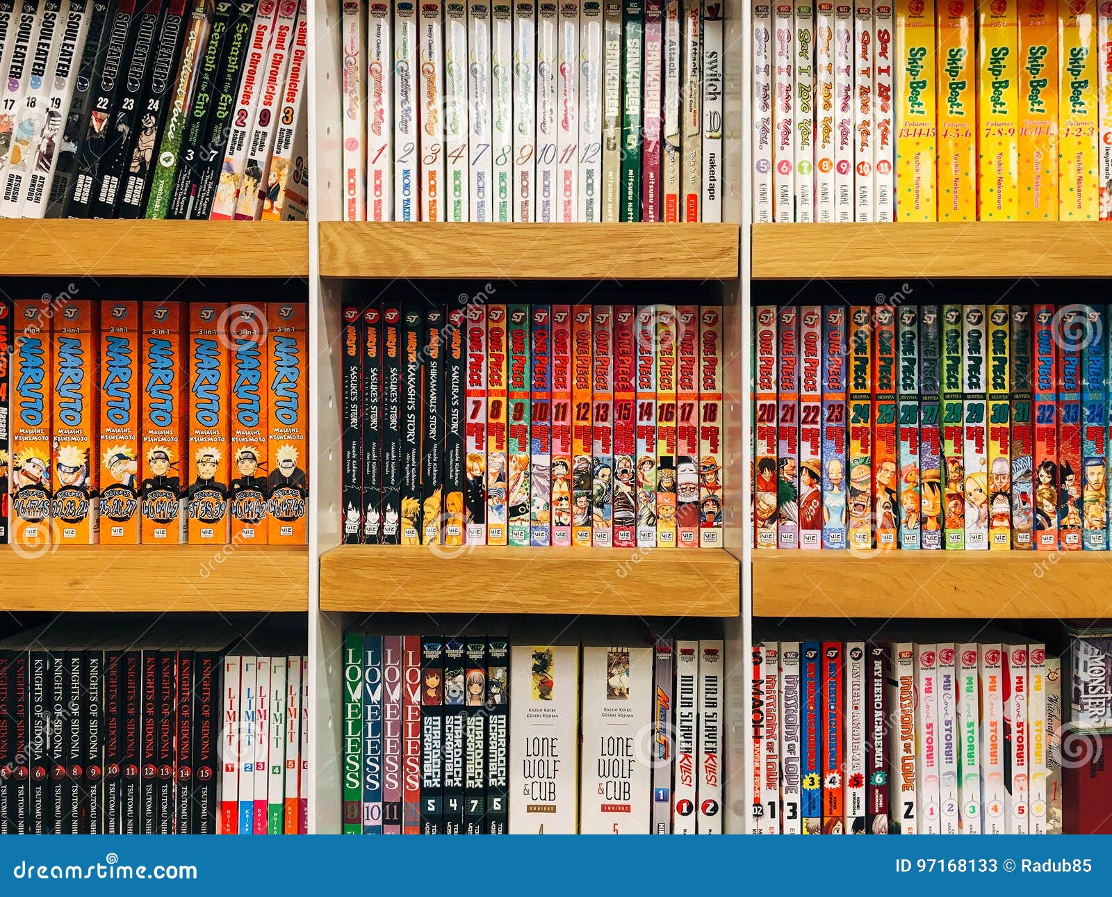 Japanese Manga Comic Magazines For Sale In Local Bookstore