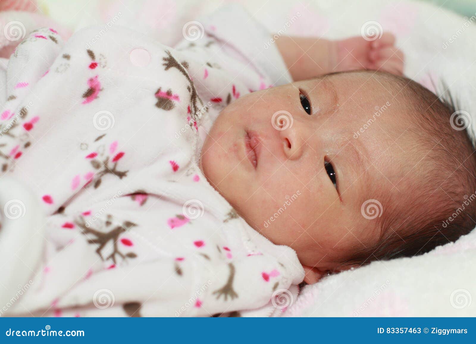 Japanese New Born Baby Girl Stock Image - Image of newborn, born: 83357463