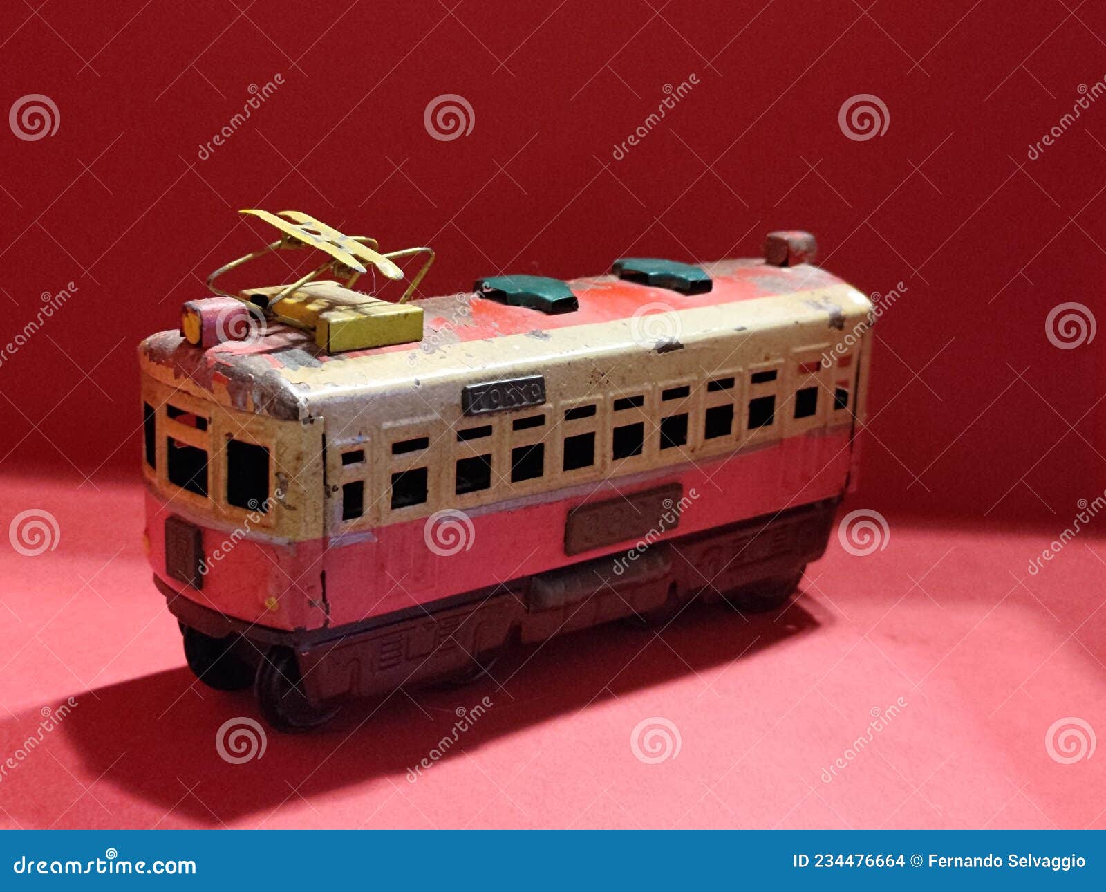 Japanese Old Toy. Trolley Car Stock Photo Image of trolley, japanese