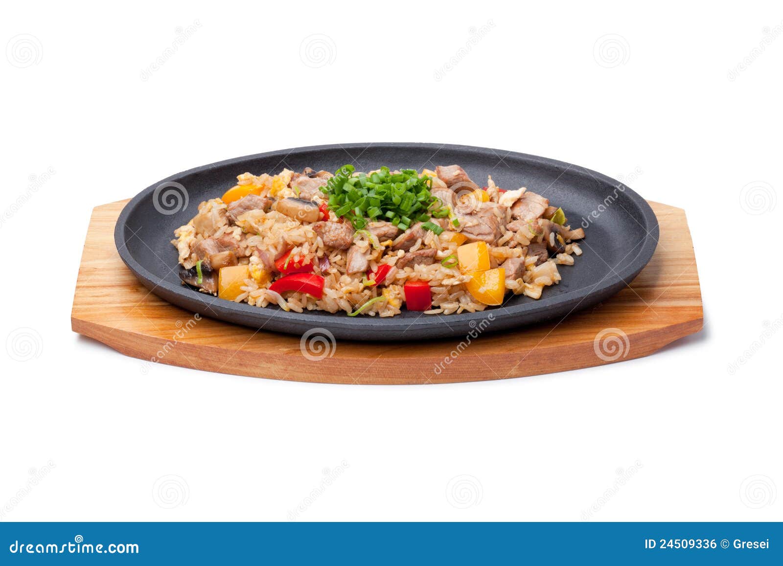 Japanese pilaf stock photo. Image of food, japanese, plate 24509336