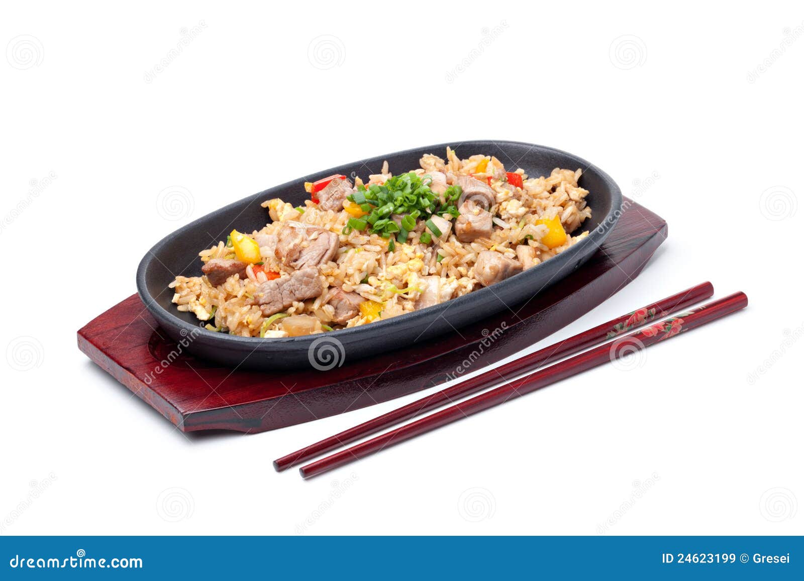 Japanese pilaf stock image. Image of closeup, pilaf, chopsticks 24623199