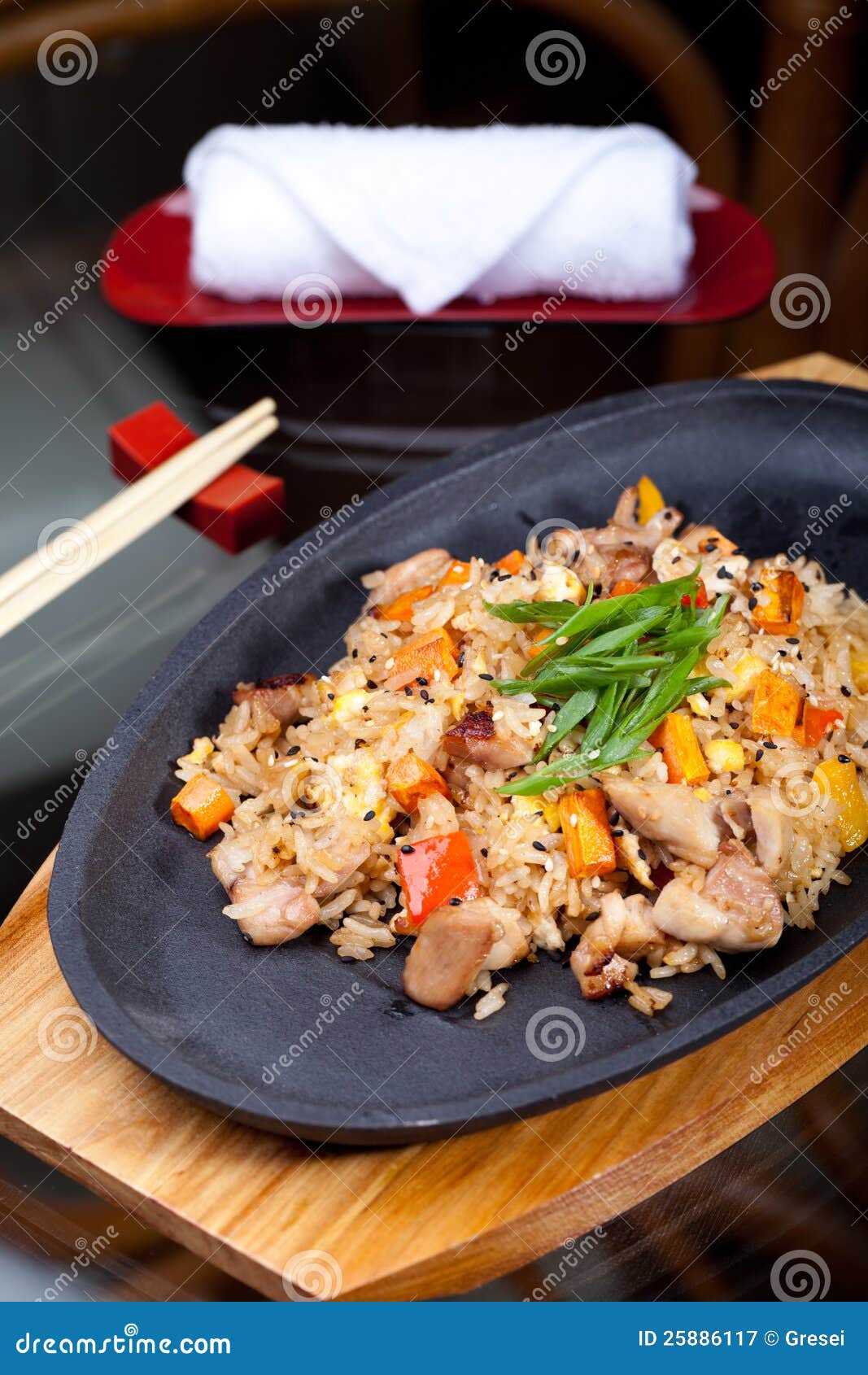Japanese pilaf stock image. Image of edible, gourmet 25886117