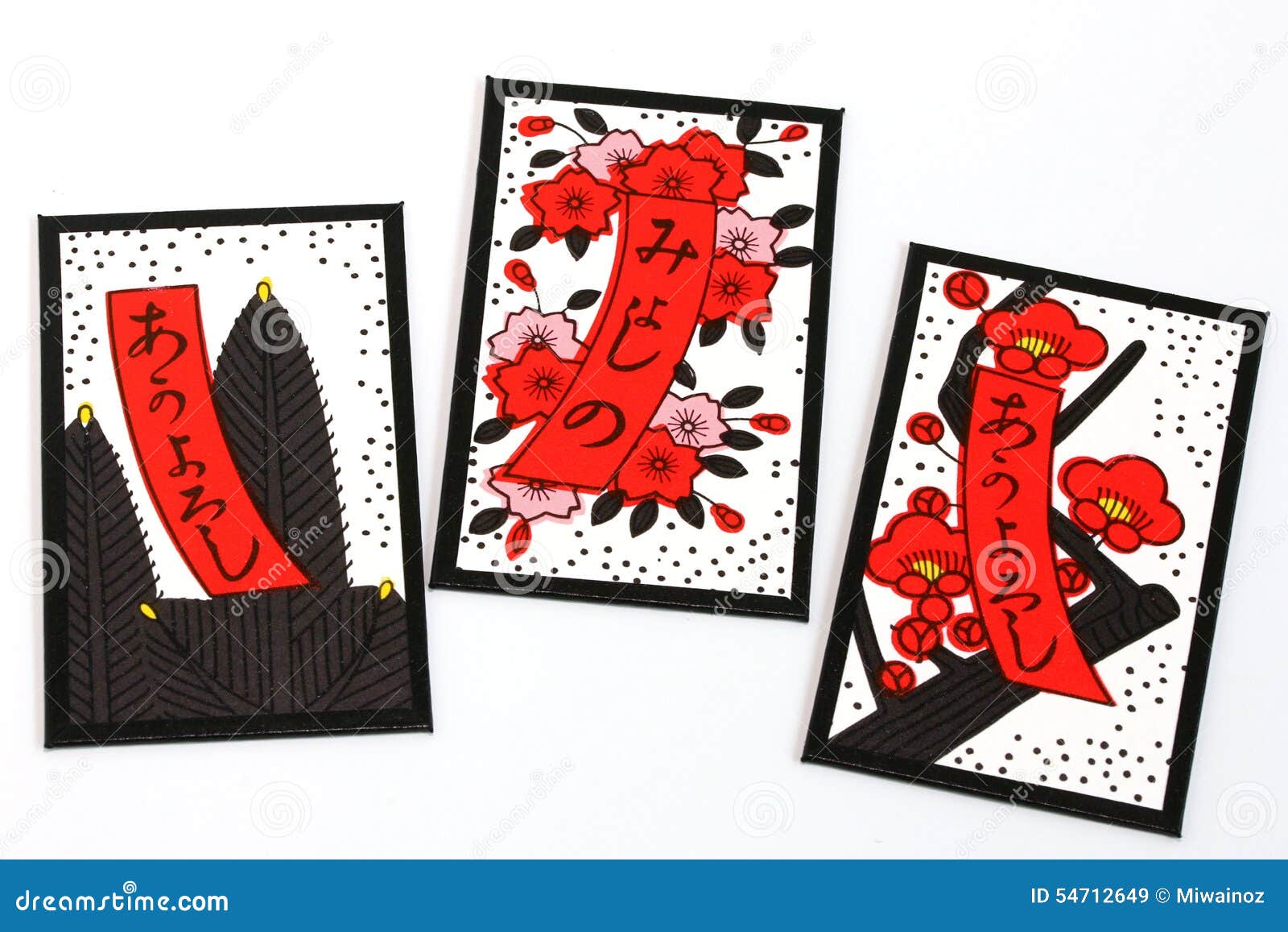 Japanese Playing Cards stock image. Image of japan, studioshot 54712649