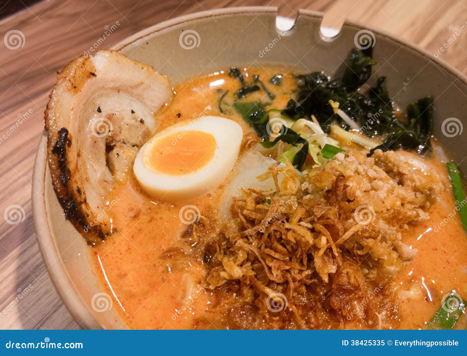 Japanese Ramen noodle stock image. Image of miso, asian 38425335