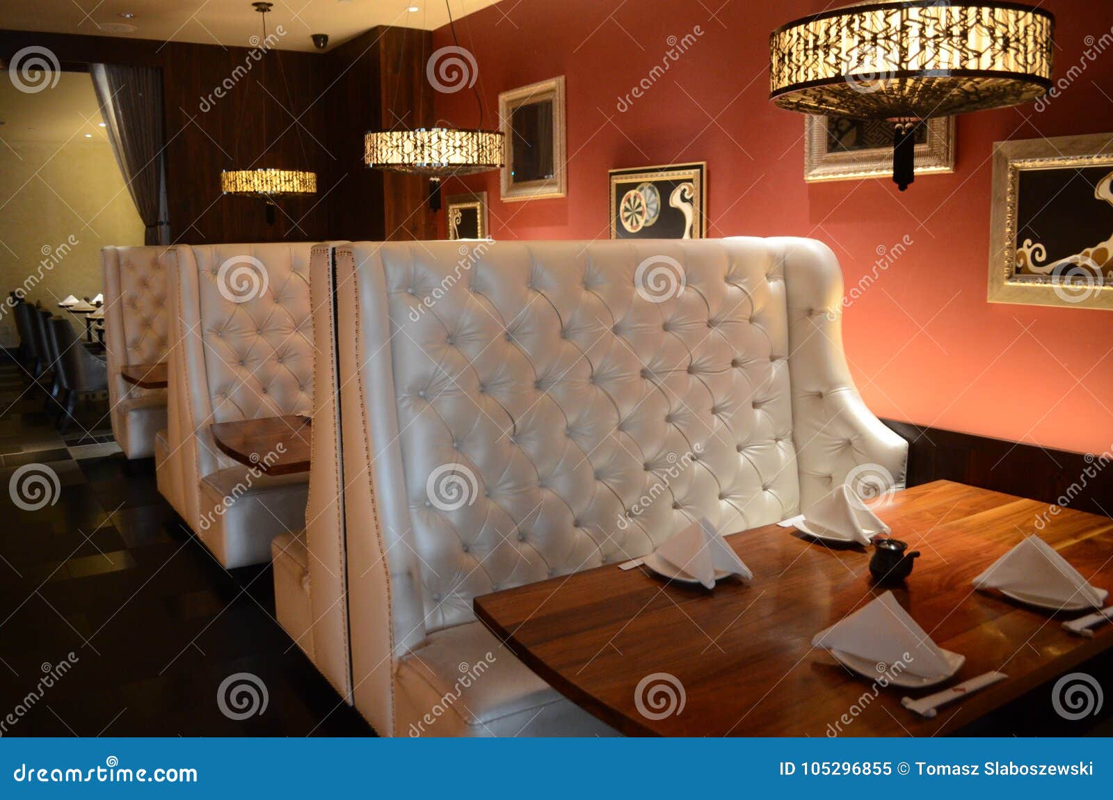 Japanese Sushi Restaurant Dining Tables Editorial Image Image