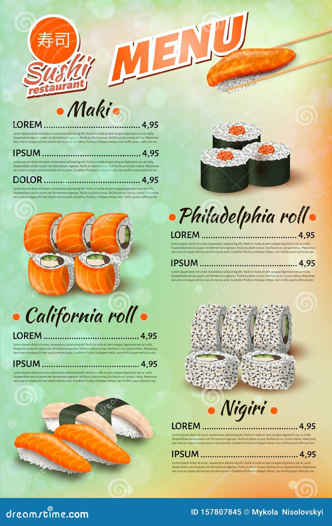 Total 97+ imagen japanese sushi menu - Viaterra.mx