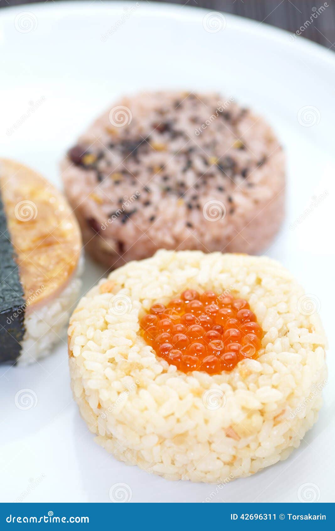 Japanese rice ball stock image. Image of japan, healthy 42696311