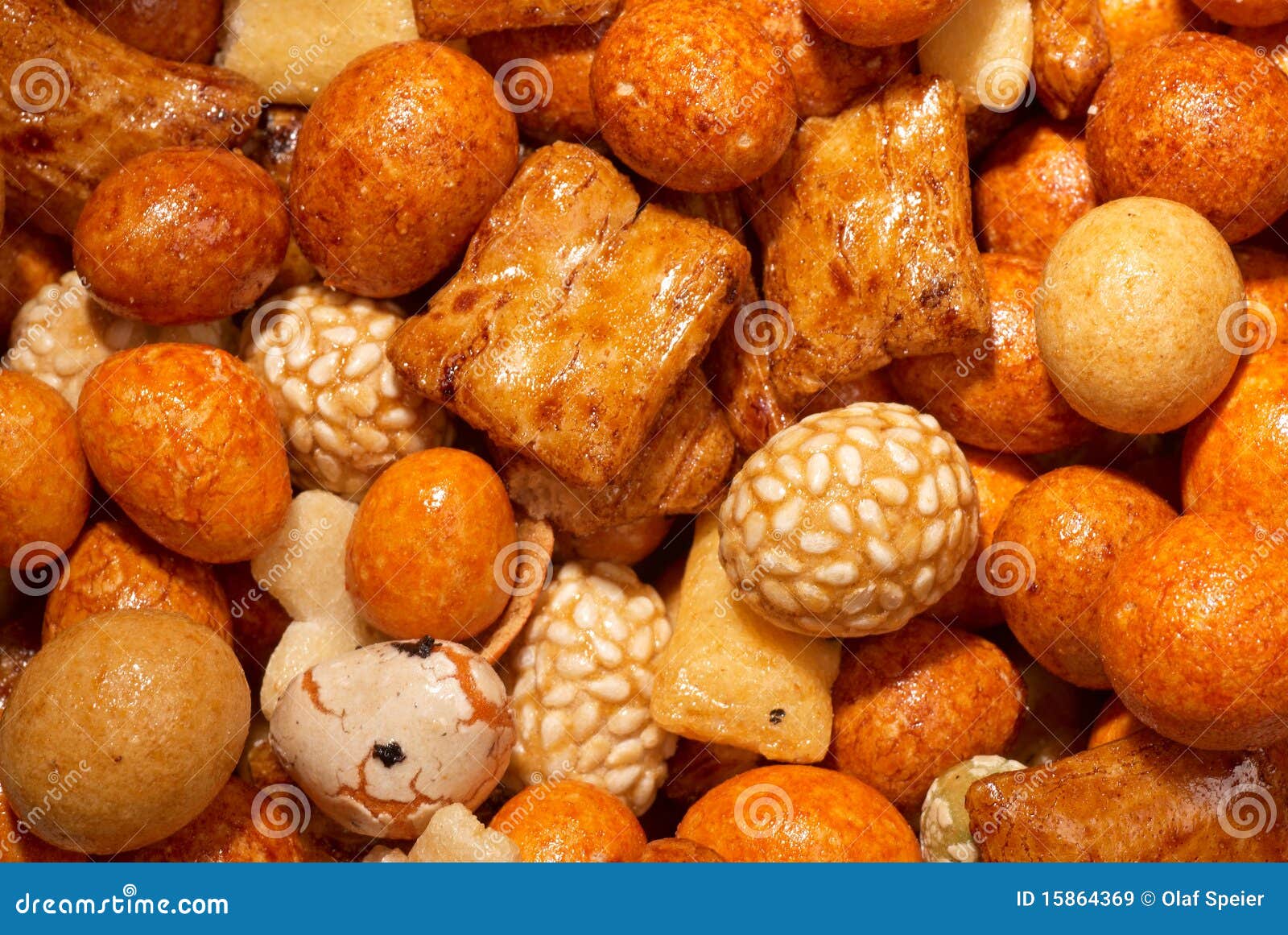 Japanese Rice Crackers Royalty Free Stock Images - Image: 15864369