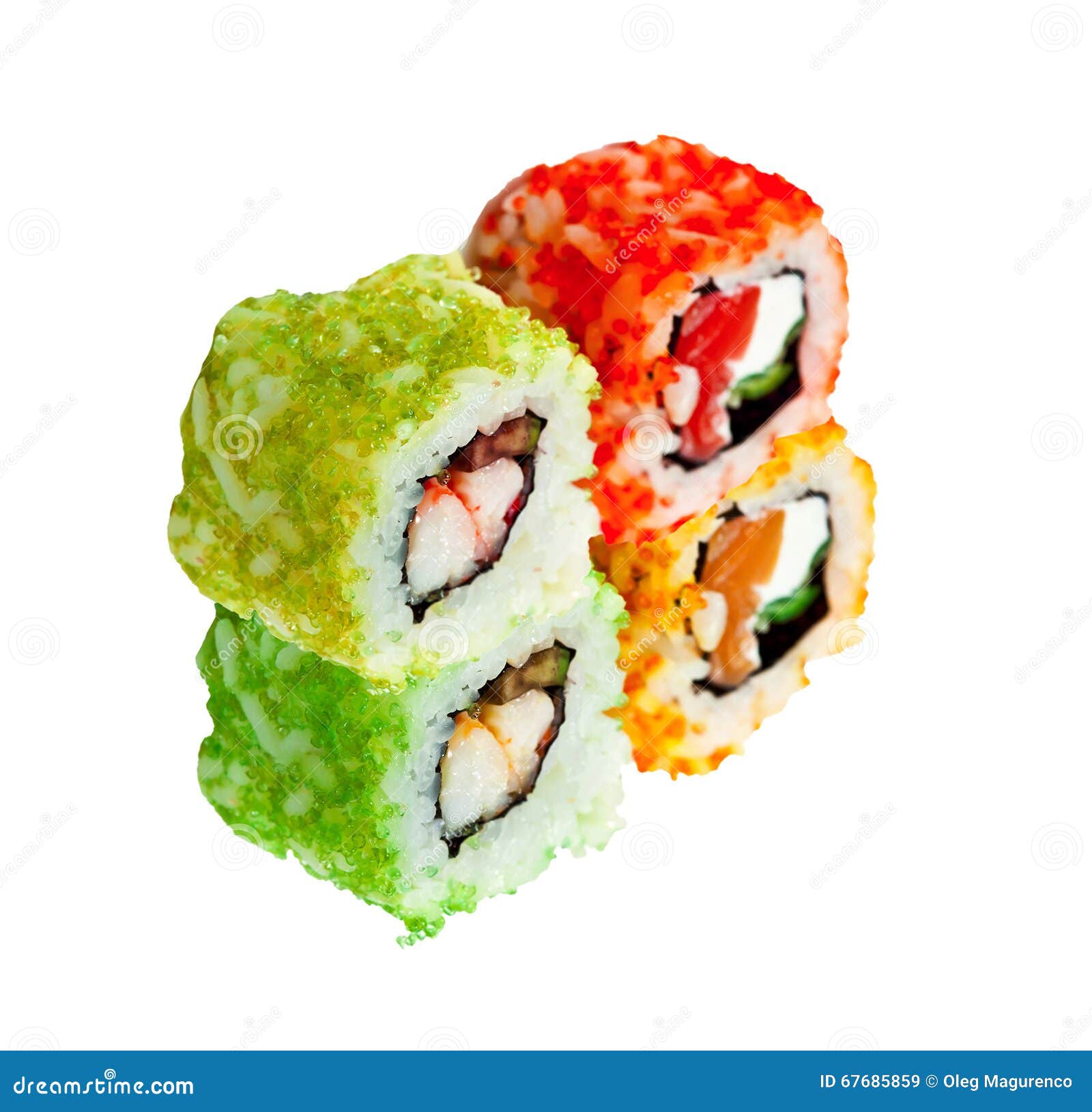 Japanese rolls stock image. Image of fish, food, light 67685859