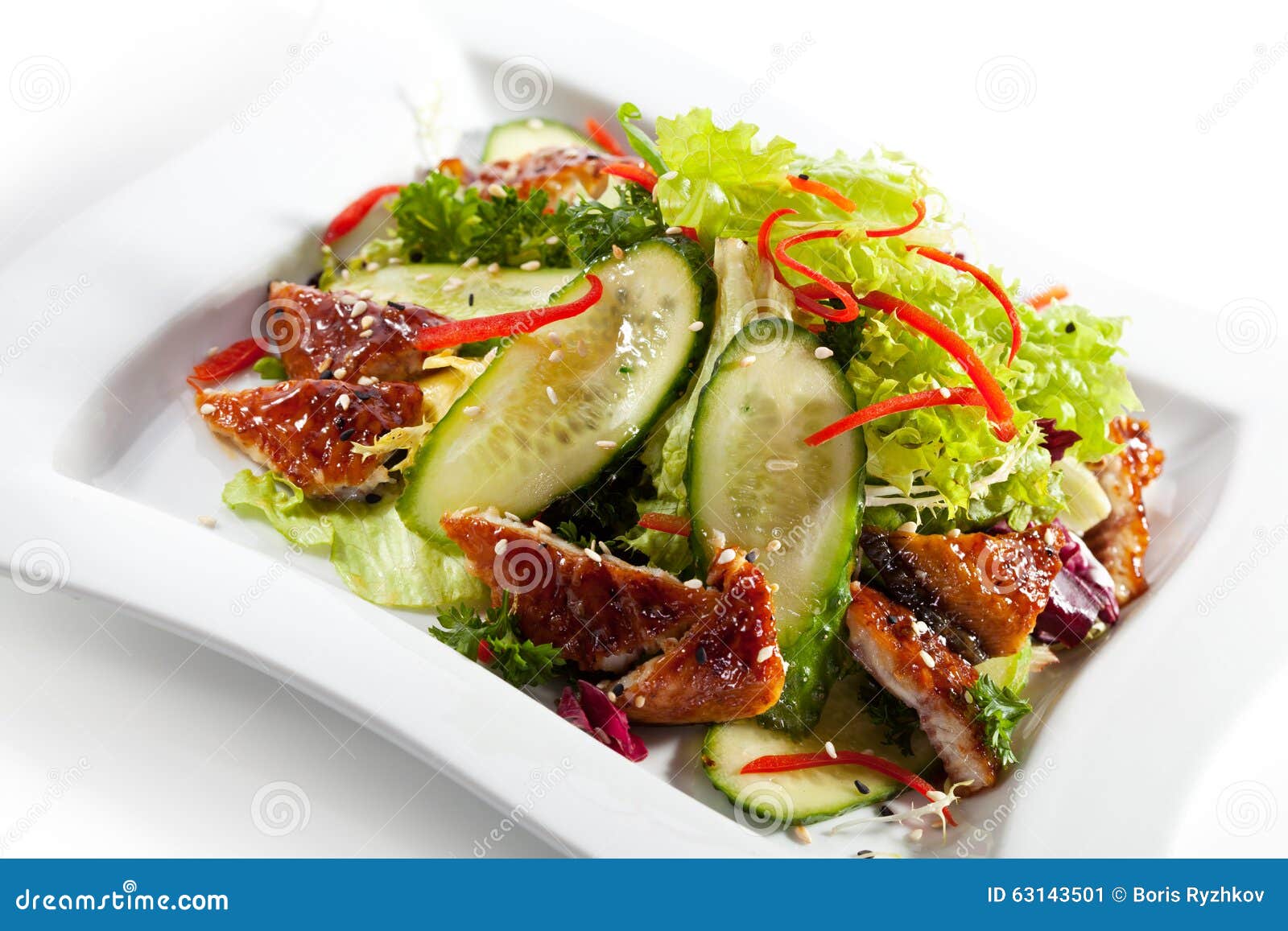 Japanese Salad Dish stock image. Image of gourmet, healthy 63143501