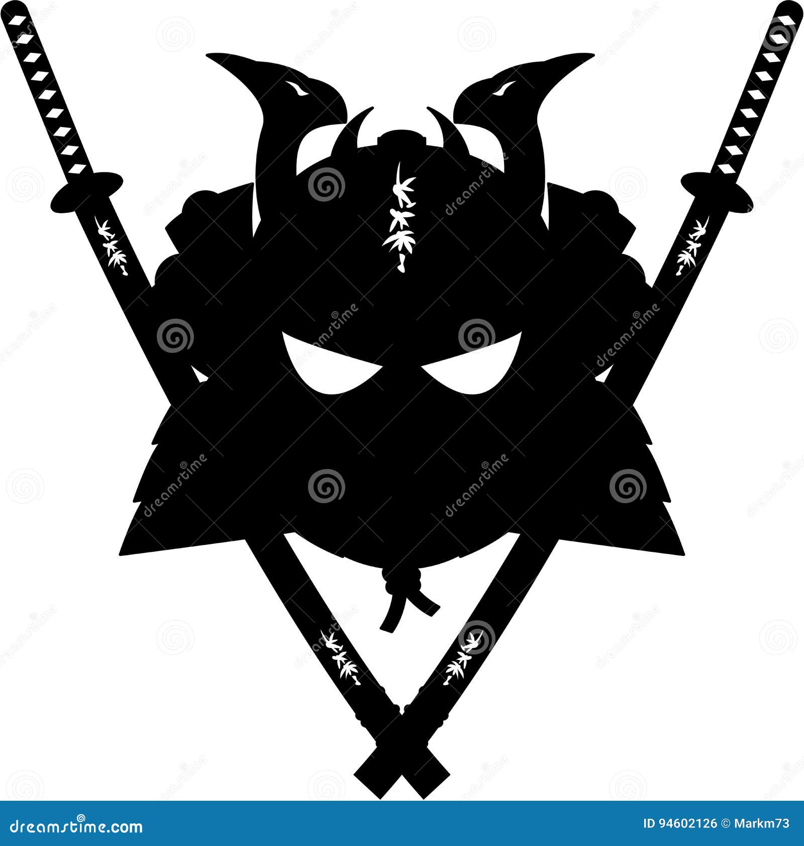 Japanese Samurai Warrior stock vector. Illustration of feudaljapan