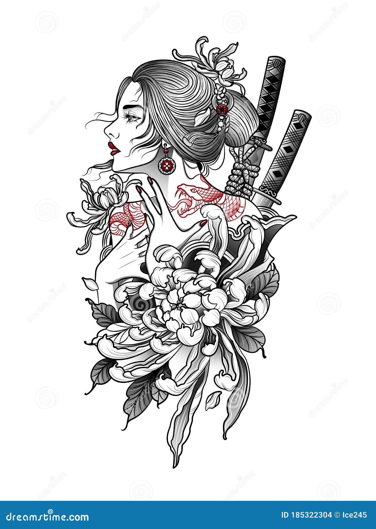 Tattoo uploaded by Rodrigo  Backtattoo hannya hannyatattoo Geisha  geishatattoo fullbacktattoo oriental orientaltattoo  Tattoodo