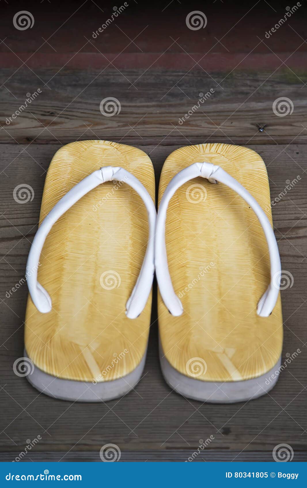 Japanese sandal stock image. Image of shoe, wood, pair - 80341805