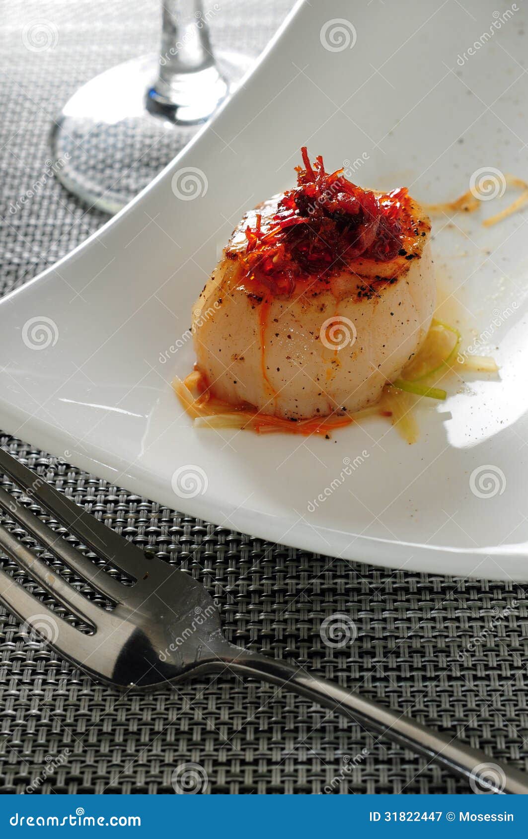 Japanese Scallop stock image. Image of closeup, cuisine 31822447