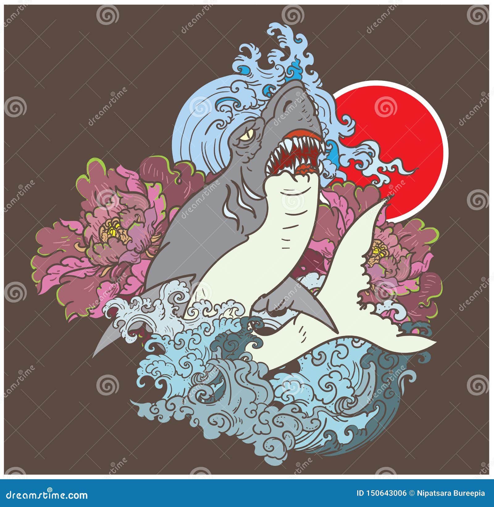 Top 69+ japanese shark tattoo - in.cdgdbentre