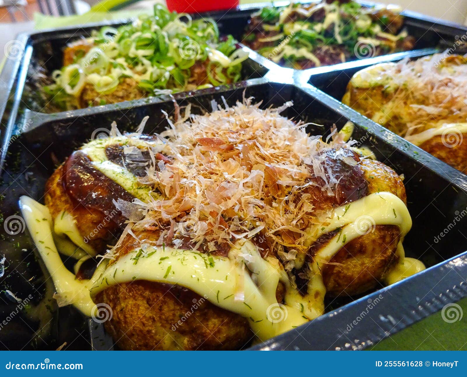 TAKOYAKI Japanese Street Food Stock Photo - Image of food, street